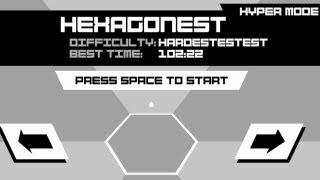 Super Hexagon All 6 Levels Completed with 100+ Seconds & Game Ending - Game 100% Completed