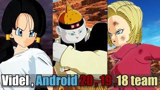 Dragoon ball Sparking zero Android (18 - 19 - 20 ) and Videl team