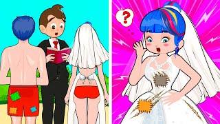 Poor vs Rich Bride: Funnny Situations! Love and Friend | Poor Princess Life Animation