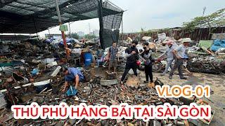 1 buổi sáng đi nhặt hàng bãi NHẬT ở QL1A kiếm cơm của PHONGDIY (VLOG-01) #shorts