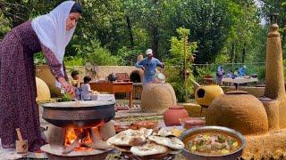 Cooking CHICKEN CHANGEZI With TANDOOR  NAAN  in Village Living Habitat Il