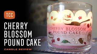 Cherry Blossom Pound Cake Candle Review – Bath & Body Works