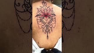 Lotus Tattoo On Back Neck | XPOSE TATTOOS JAIPUR | Tattoo Artist |#ink #tattooing #tattooart #india