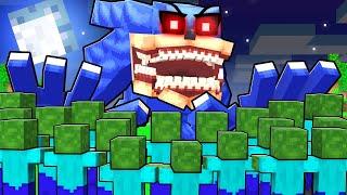 SHIN SONIC vs 10,000 ZOMBIES in Minecraft!