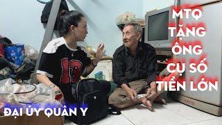 Phần 4: CHÚC MỪNG ÔNG CỤ LONG ĐẠI UÝ QUÂN Y ĐƯỢC MTQ TẶNG GẦN 1 NĂM TIỀN NHÀ/ Quà lần 1.