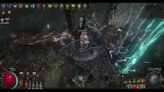 Vaal Caustic Arrow / Death's Aura - MF run Harbinger