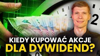 Chcesz kupić akcje dla dywidendy? Oto najlepszy moment!