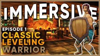 World of Warcraft Classic Era - Human Warrior - Relaxing Immersive Leveling - Part 1