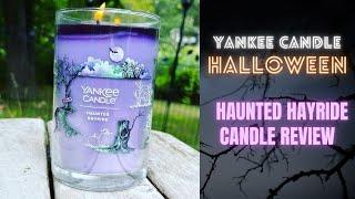 YANKEE CANDLE Haunted Hayride Candle Review