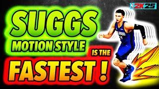 Equip SUGGS Motion Style, here's why..: NBA 2K25 Fastest Motion Styles for Guards