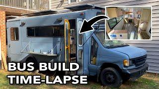 7 Day Build TIMELAPSE Bus Conversion