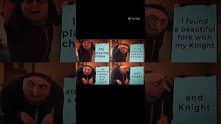 Knight Chess Meme | Chess #chess #trending #shorts #sports #tactics #memes #chessplayer #viral