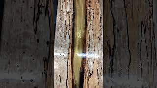 Spalted Maple Resin Table - Seal Coat #woodworking #diy #art #exotic #rare #nature