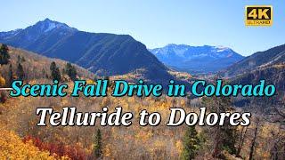 Telluride to Dolores, Scenic Fall Drive in Colorado