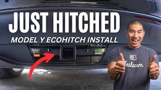 Installing EcoHitch on Tesla Model Y - Tips For The Best Hitch Install - TESBROS