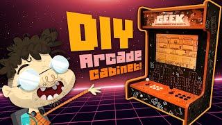 DIY wall-mounted or bartop ARCADE MACHINE! (free plans!)