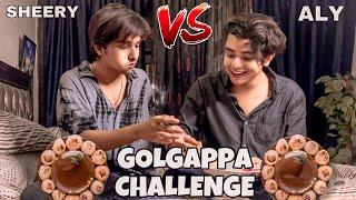 Aly Emraan | Golgappa challenge | ft. Sheery Baig