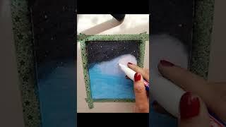 #shorts How to art sky with oil pastel colors | Oil Pastel Drawing for beginners #art #oilpastel