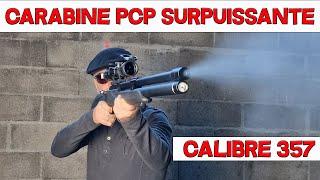 CARABINE PCP SURPUISSANTE, UNE FOLIE !!! 