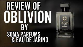 New fragrance Oblivion. The first fragrance from Eau De Jarino in collaboration with Soma Parfums