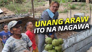 UNANG ARAW SA PAGGAWA NG BAHAY NI NANAY NIDA