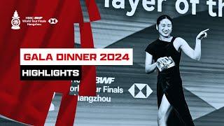 #BWFWorldTourFinals 2024 | Gala Dinner Highlights