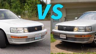 Here's all of the strange and interesting differences between my JDM Celsior vs. a USDM Lexus LS400!