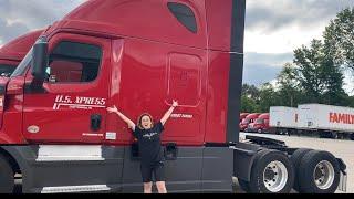 Empty Truck Tour!! | Trucking Part 22 (Female Truck Driver)