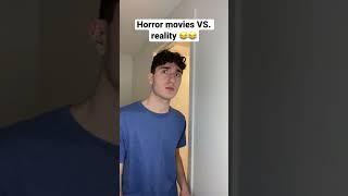 Horror movies VS. reality #shorts #funny #comedy