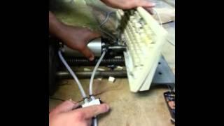 Pneumatic actuator typing test