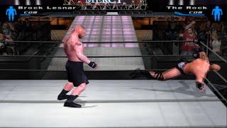 HCTP | Brock Lesnar 2k23 Vs The Rock | Last Man Standing Match | Walkthrough Gameplay