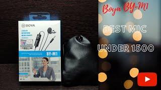 BOYA BY-M1 Lavalier Microphone Unboxing | For Smartphones DSLR | Under rs 1500