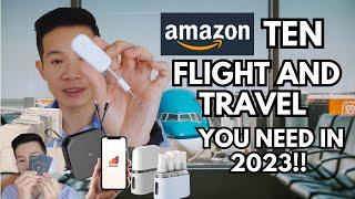 10 AMAZON and other Travel Must Haves 2023! - FROM a Frequent Traveller #traveltech #amazonfinds