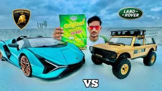 RC RangeRover Camel Edition Car Unboxing & Track Testing - Chatpat toy TV