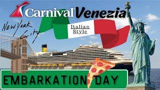 Embarkation Day on the Carnival Venezia | Let’s Explore The Ship Together |