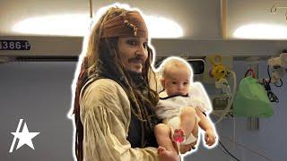 Johnny Depp Dressed As Jack Sparrow Surprises Children In Hospital