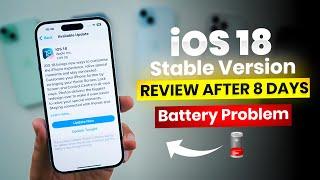 iOS 18 Review 8 Days Later | iOS 18.0 Battery life, heating, should you update?