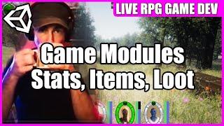 RPG Game Dev LIVE - #45 Join Infinity PBR / Magic Pig Games working on Legend of the Stones in Unity