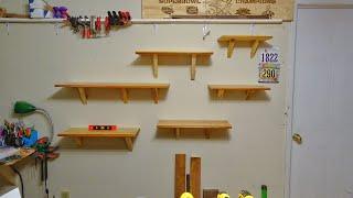 Easy DIY Shelf Brackets From Scrap Wood