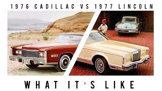 This vs that 1976 Cadillac Eldorado convertible vs 1977 Lincoln Mark V￼