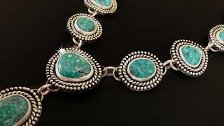 How To Make A Silver And Turquoise Necklace