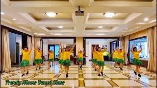 Apateu AB Line Dance||Demo by Tayuka Karamoy & Trendy Moms Dance Class