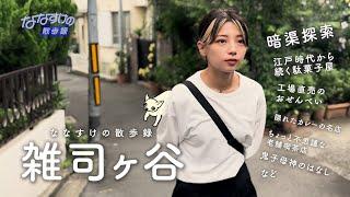 【東京散歩】雑司ヶ谷を散歩しました ｜雑司ヶ谷の歴史と暗渠を辿りながら工場直売のお煎餅や焼き鳥を食べ歩き！隠れたカレーの名店やちょっと不思議な老舗喫茶店までご紹介️【4K】