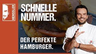 Schnelles "Der perfekte Hamburger"-Rezept von Steffen Henssler