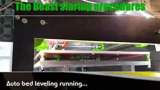 The Beast 3D-printer. Auto bed leveling