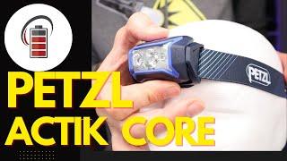 Petzl Actik Core Stirnlampe fürs Joggen und Outdoor Sport