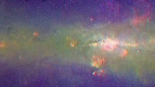 Milky way Galaxy in 3D ! True Celestial 3D Rendering of our Night Sky.