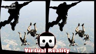 3D FREE PARACHUTE JUMP VR Videos 3D SBS Google Cardboard VR Virtual Reality VR Box