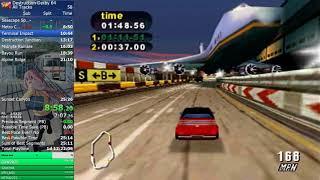 Destruction Derby 64 All Tracks in 25:07 (World Record)