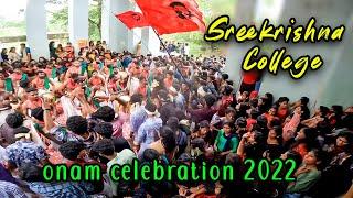 Seniors Melam | വേറെ ലെവൽ പരുപാടി | Onam Celebration | SreeKrishna College Guruvayur 2022